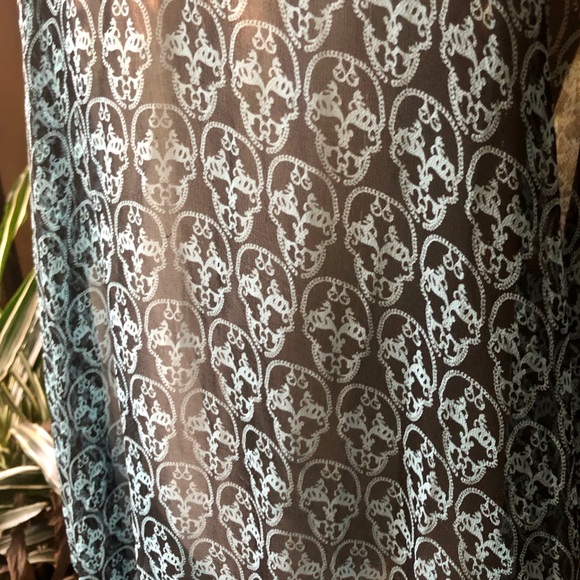 Uber Rare Thomas Wylde silk chiffon Caftan OS - Picture 7 of 8